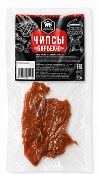 Чипсы из свинины барбекю 50 г (Аляска), шт