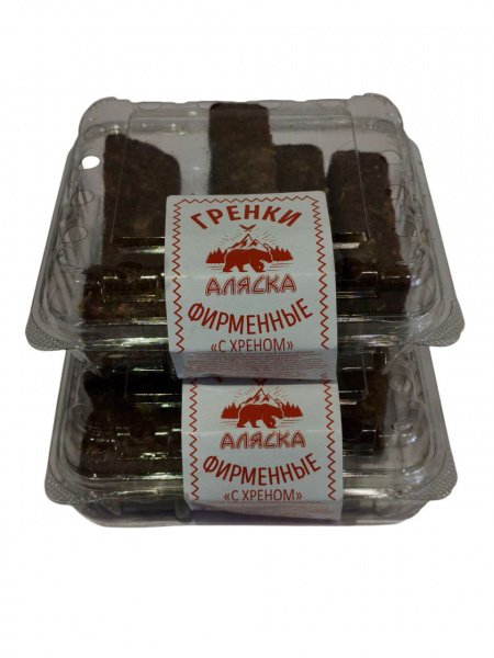 Гренки Фирменные с хреном 130 г (Аляска), шт