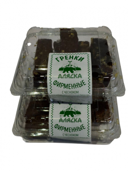 Гренки Фирменные с чесноком 130 г (Аляска), шт