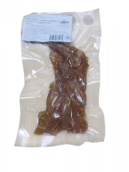 Соломка из курицы с можжевельником 100 г (Аляска), шт