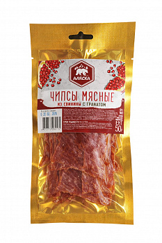 Чипсы из свинины с гранатом 50 г (Аляска), шт