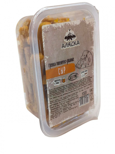 Гренки "Аляска" (Сыр) 150 г, шт